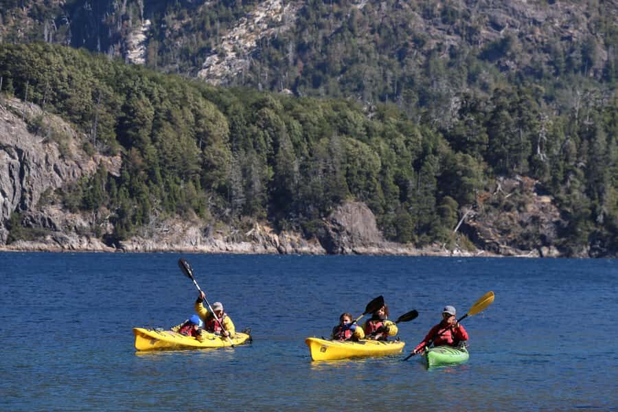 Bariloche: Half Day Kayak to Nahuel Huapi or Moreno Lakes - Nahuel Huapi half day: Brazo Tristeza, Isla Centinela, and mountain focus