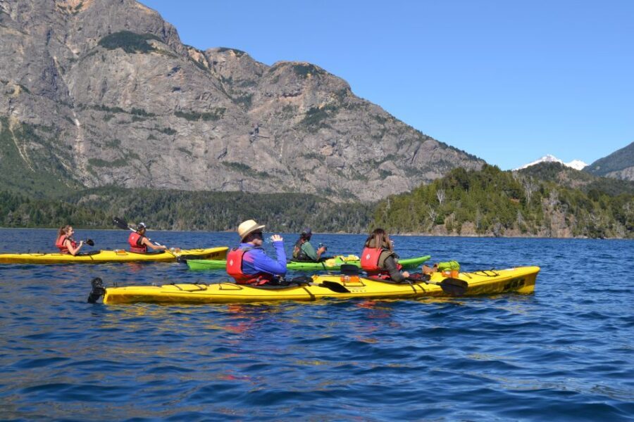 Bariloche: Half Day Kayak to Nahuel Huapi or Moreno Lakes - Kayak comfort and safety: double kayaks, rudders, and coached first strokes