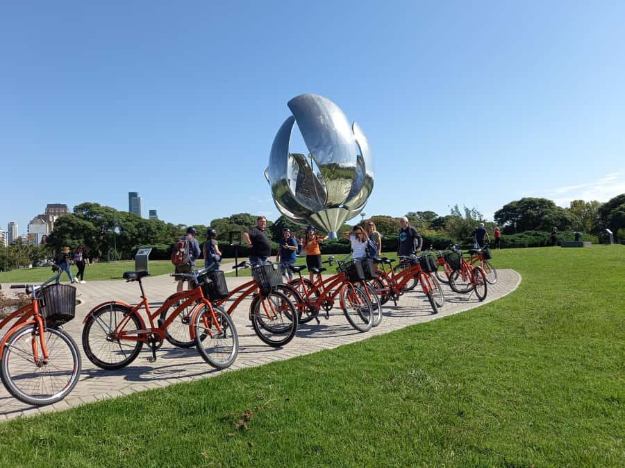 Bike Tour: Buenos Aires to the North - Embassy of France and Floralis Genérica: where Buenos Aires turns cinematic