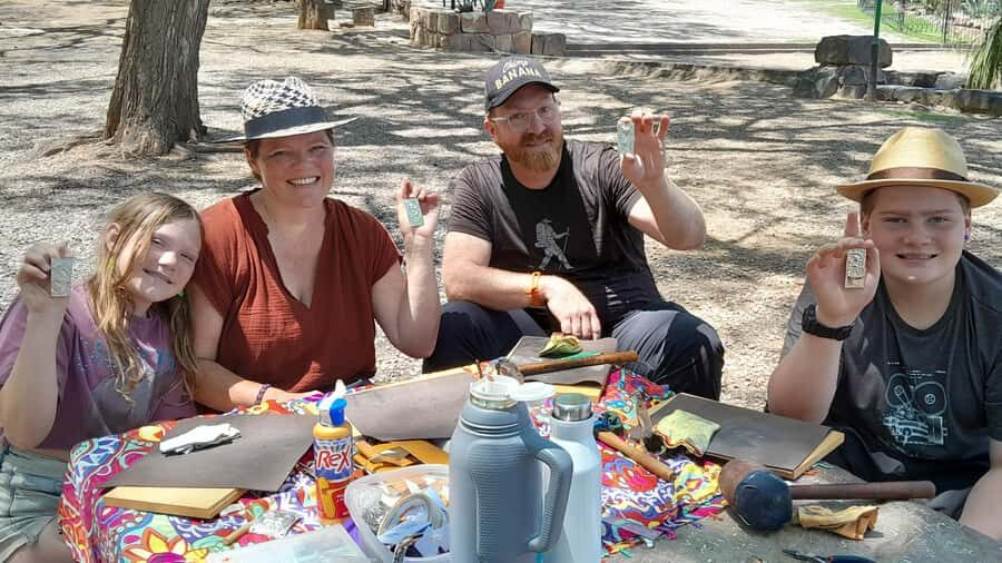 City of Salta: Alpaca and leather handicraft workshop in the open air! - Alpaca embossing on leather: why this craft is worth your time