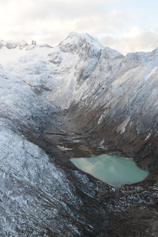 Emerald Lagoon Helicopter seeing - Glaciers Along the Route, Including Ojo del Albino