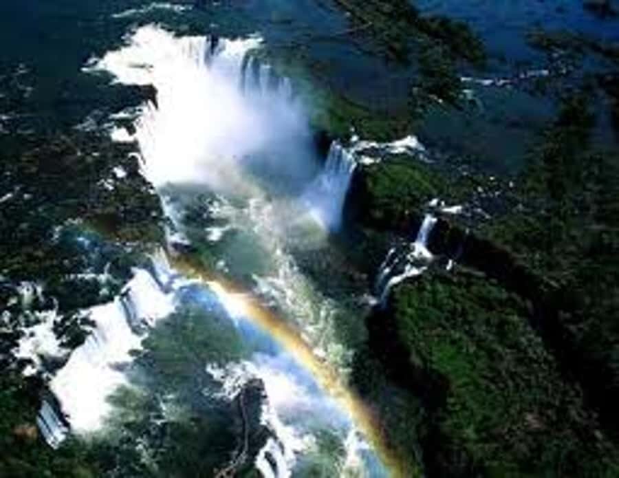 From Argentina: Iguazu Falls Brazil Side & Itaipu Dam - The Brazilian Falls experience: 1,200 meters of views and the 275-waterfall sweep