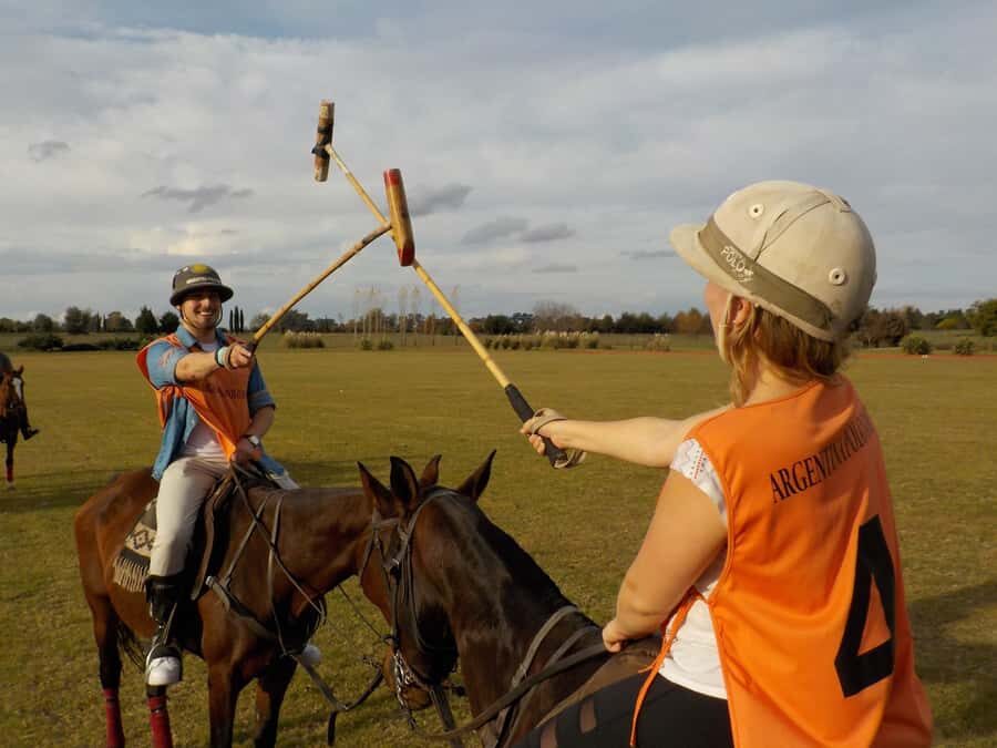From Buenos Aires: Polo Match, Lesson, and BBQ Day-Trip - Polo lesson: ride a polo horse and hit the ball