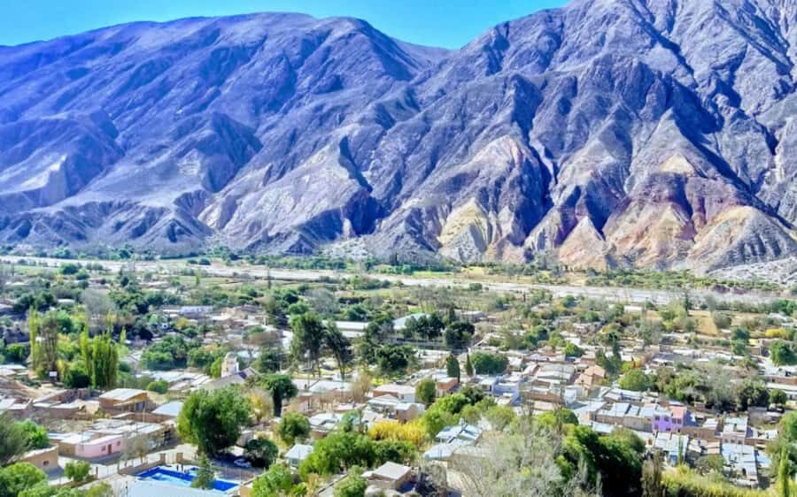 From Jujuy: Quebrada de Humahuaca, Purmamarca and Tilcara - Purmamarca and the Hill of Seven Colors: quick stop, big color payoff