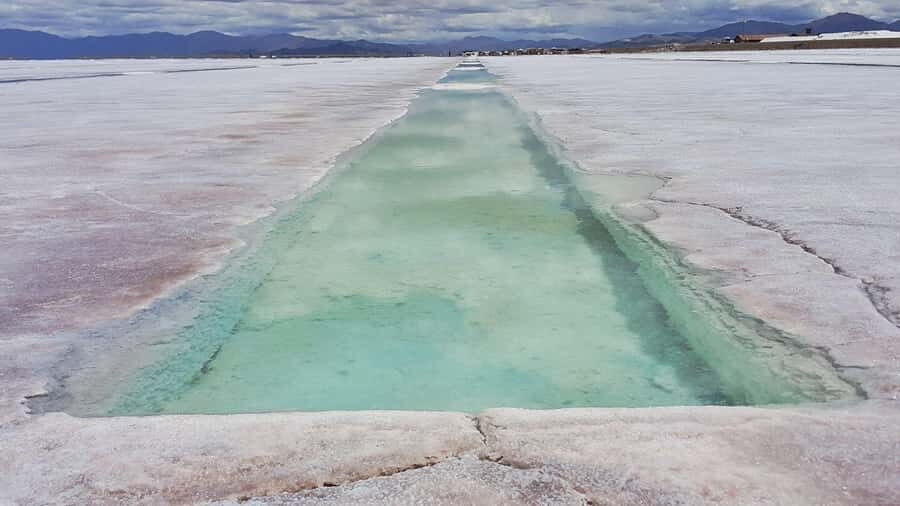 From Jujuy: Salinas Grandes, Purmamarca & Los Colorados Hike - Seven Colors Hill viewpoint: the rock face before the climb
