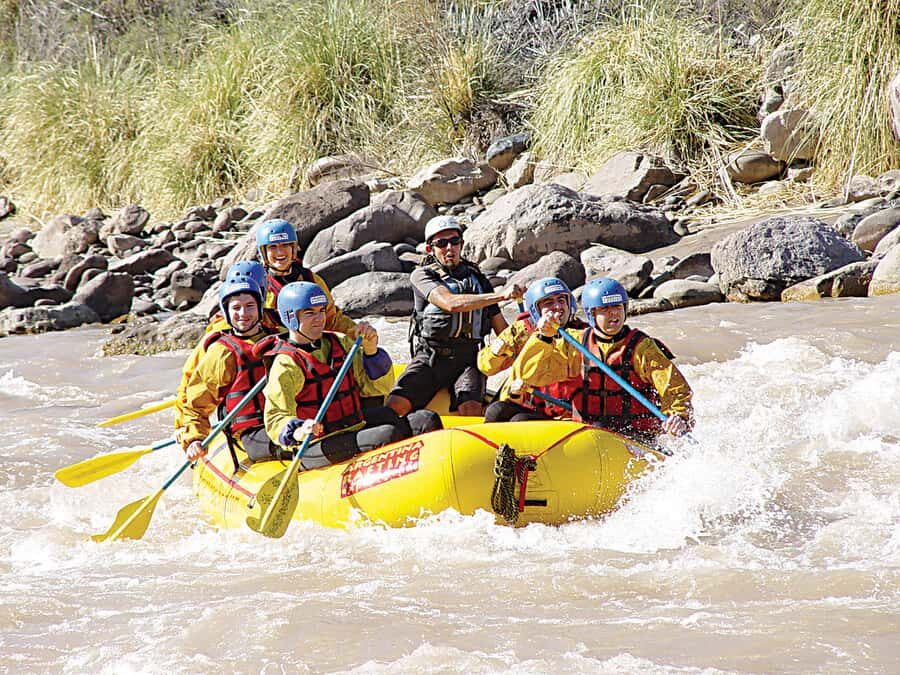 Half Day Rafting Mendoza River - The Mendoza River run: 12 km, class 2+3, and Andes views