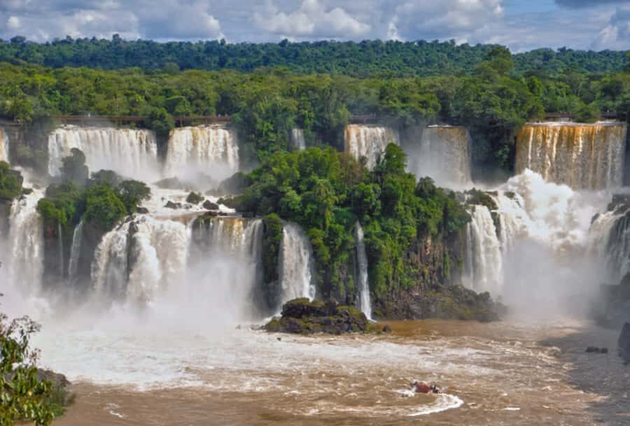 Iguazu Falls Argentinean Side from Puerto Iguazu - Upper Path at Cataratas: Tres Hermanas and Bosetti views