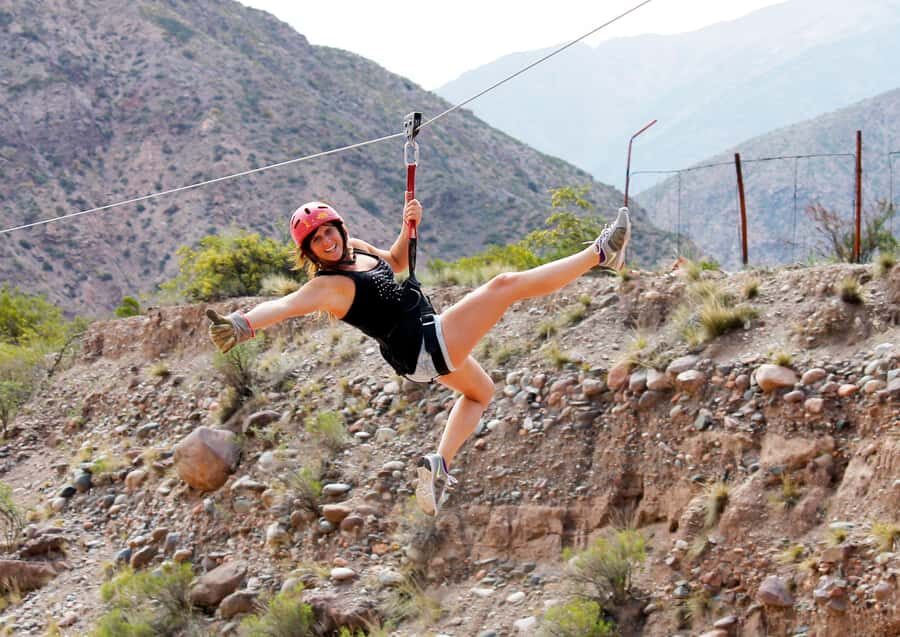 Mendoza: Trekking, Abseiling and Zipline - The mountain trek to the viewpoint: more than just walking