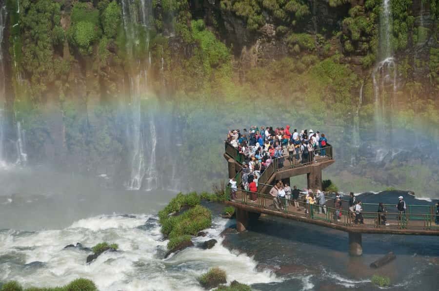 Puerto Iguazú: Brazilian Falls Half-Day Panoramic Tour - What to pack for rainforest mist and stairs