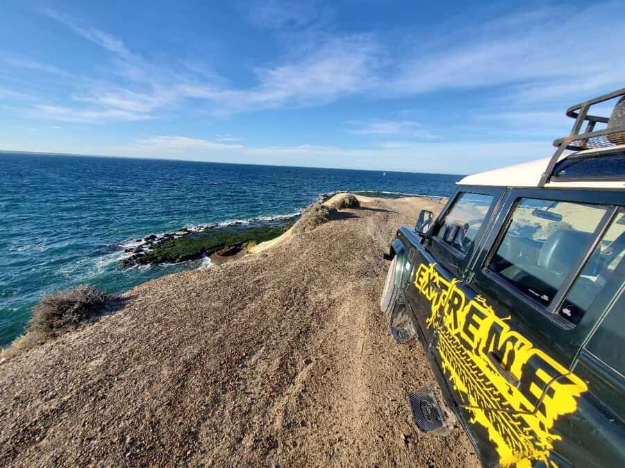 PUERTO MADRYN: 4 X 4 ADVENTURE EXPERIENCE ON THE MOST BEAUTIFUL BEACHES! - Punta Cuevas / Curva del Indio: Welsh Settler Context on the Way Out