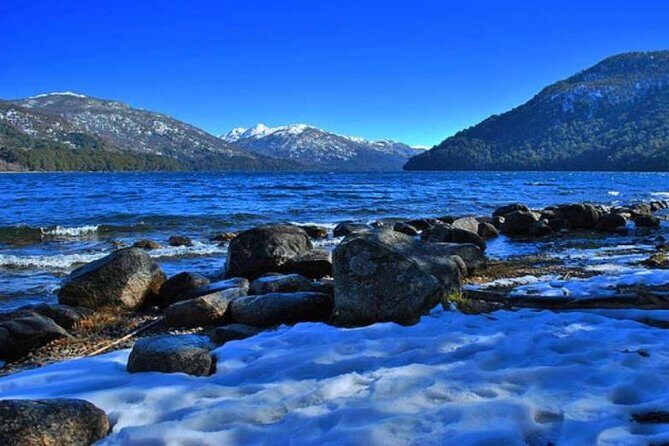 Road of the Seven Lakes from San Martin de los Andes - First leg along Lago Lácar and the cypress-oak forest