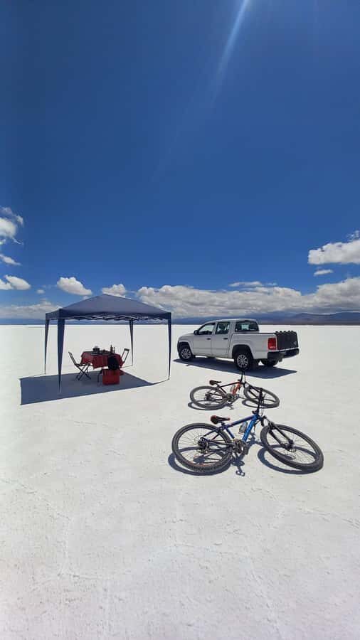 Salinas grandes by bike with lunch - Why Salinas Grandes by bike beats a stop-on-the-road visit