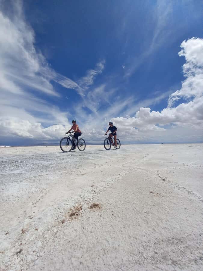 Salinas grandes by bike with lunch - The approach from Purmamarca: La Cuesta de Lipan and panoramic stops