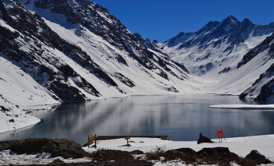 Santiago: Portillo, Inca Lagoon with Optional Aconcagua Park - Inca Lagoon: the payoff viewpoint after hours on the road