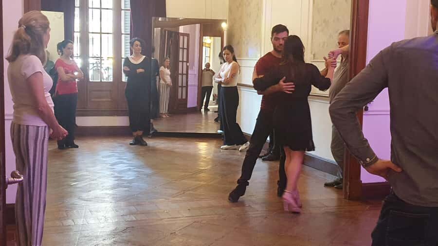 Tango Lesson in Buenos Aires with professional dancers - A Private Tango Primer in a Real Buenos Aires Tango School