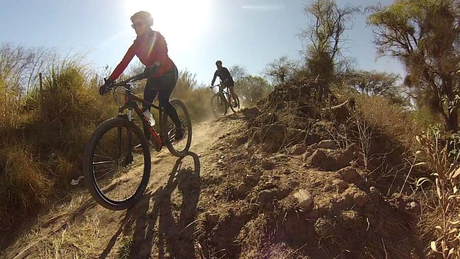 Tilcara: 2 hours cycling tour trough the rural area - Leaving town: gravel roads, paths, and the rural change in pace