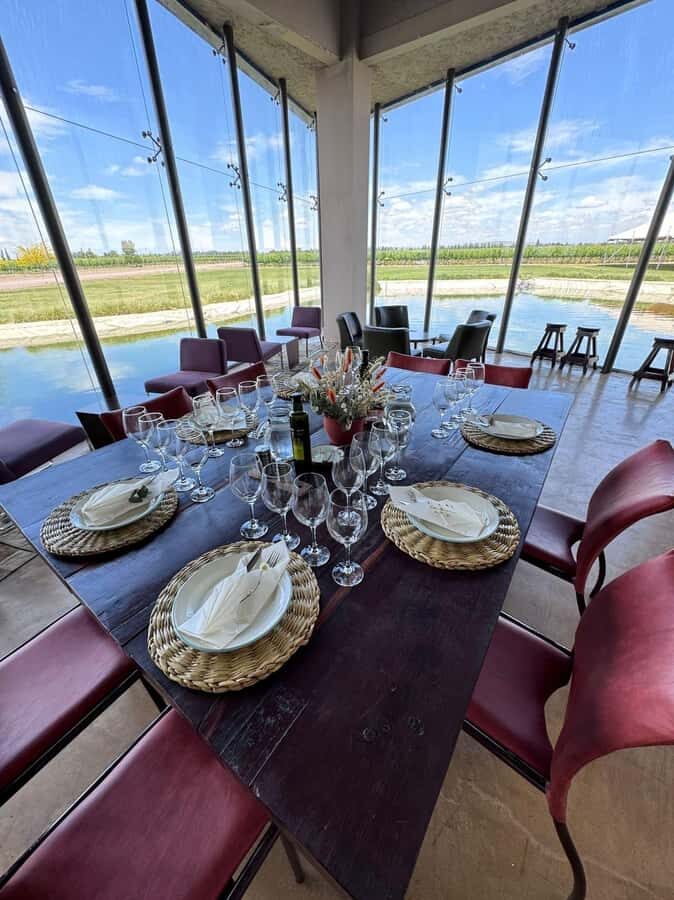 Tour of 3 wineries in Maipú with lunch + olive groves - Stop 3: the main event at Esencia 1870 (lunch + wine + food)