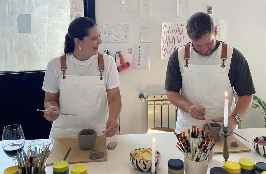 Wine & Pottery Class For Beginners in Buenos Aires Argentina - From Raw Clay to Finished Ceramic: Glazing, Firing, and Timing