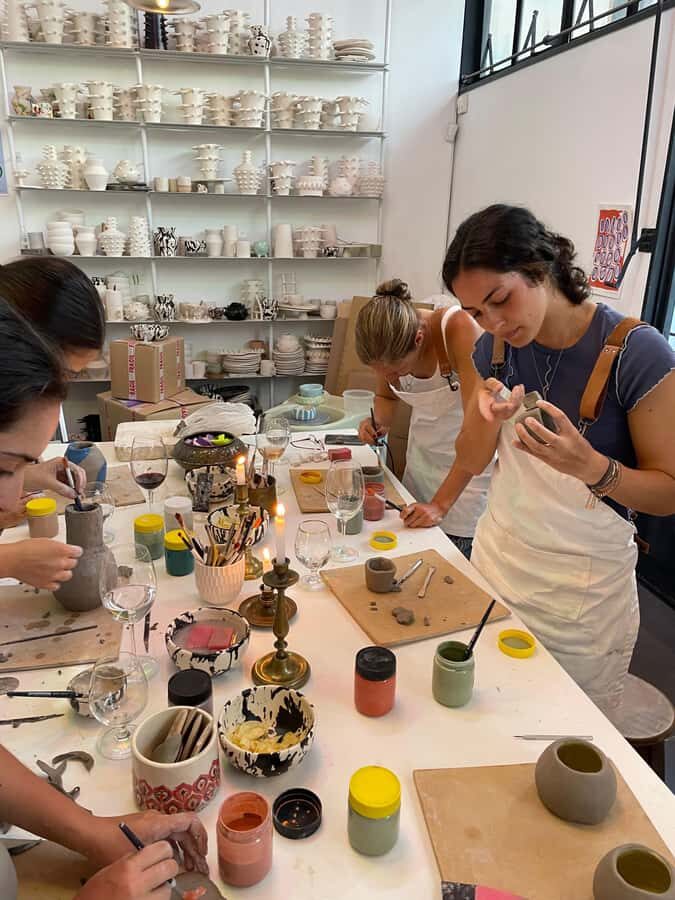 Wine & Pottery Class For Beginners in Buenos Aires Argentina - Wine, Snacks, and Music: Turning Clay Work Into an Evening